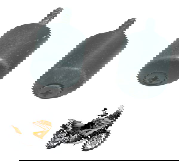 Par Peso Guidão C/ Detalhes Honda Xl 1000 Varadero 07-09 Ori