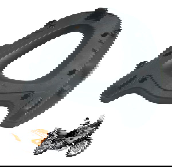 Suporte Baú C/ Detalhes Honda Xl 1000 Varadero 07-09 Orig Preto