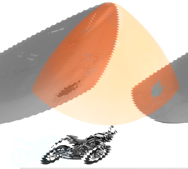 Carenagem Painel Carcaça C/ Detalhes Kawasaki Er6n 10-14 Ori Laranja