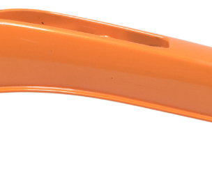 Carenagem Rabeta Direita C/ Avaria Kawasaki Er6n 10-14 Orig Laranja