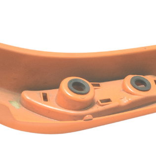 Carenagem Rabeta Direita C/ Avaria Kawasaki Er6n 10-14 Orig Laranja