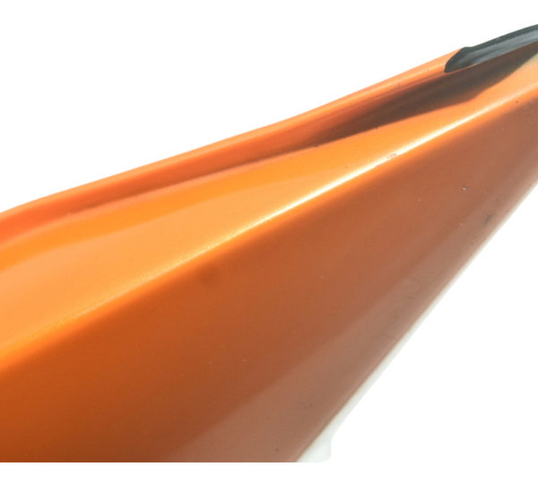 Carenagem Rabeta Direita C/ Avaria Kawasaki Er6n 10-14 Orig Laranja