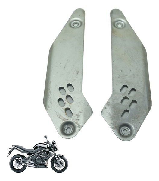 Par Protetor Calcanhar C/ Detalhes Kawasaki Er6n 10-14 Orig