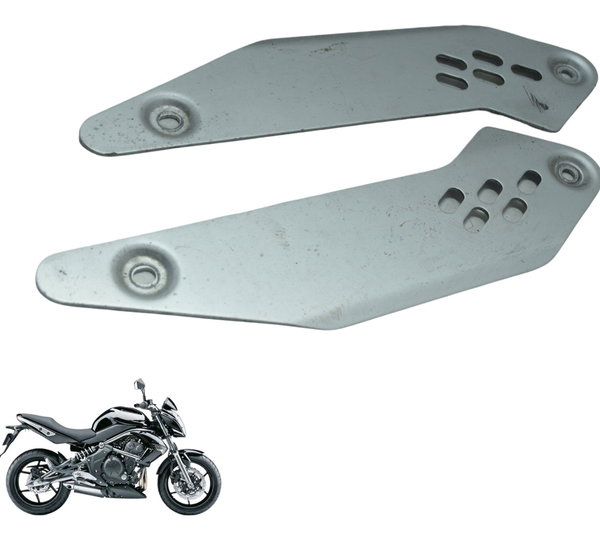 Par Protetor Calcanhar C/ Detalhes Kawasaki Er6n 10-14 Orig