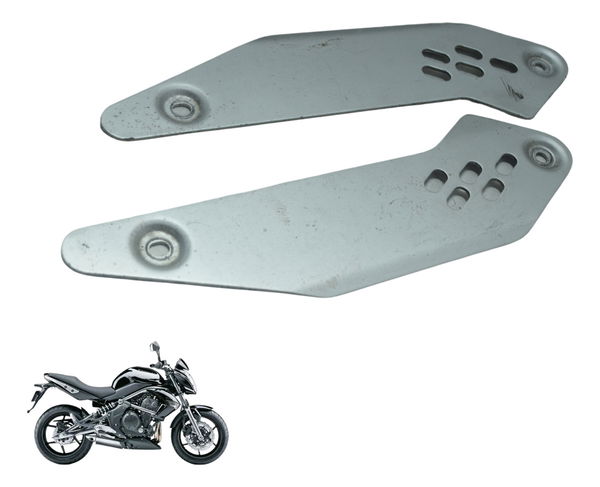 Par Protetor Calcanhar C/ Detalhes Kawasaki Er6n 10-14 Orig