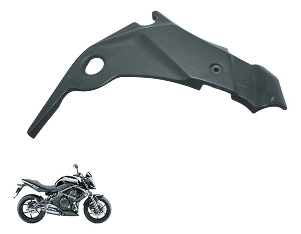Acabamento Chassi Direito C/detalhes Kawasaki Er6n 10-14 Ori