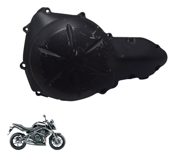 Tampa Estator C/ Detalhes Kawasaki Er6n 10-14 Original Preto