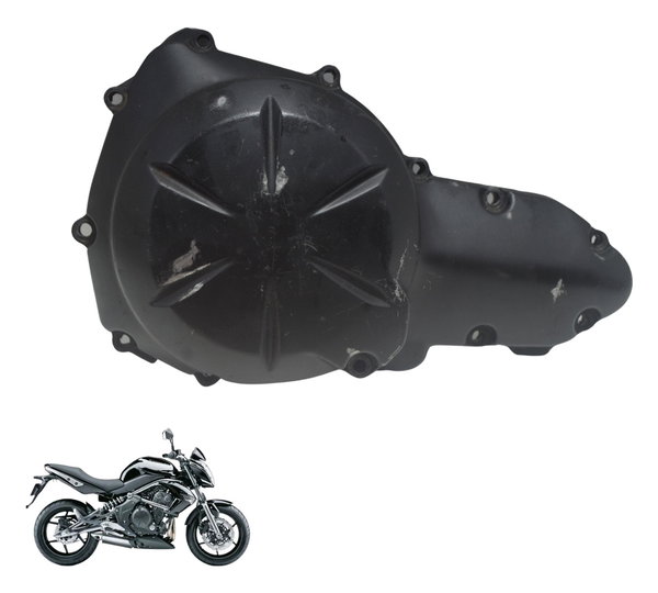 Tampa Estator C/ Detalhes Kawasaki Er6n 10-14 Original Preto