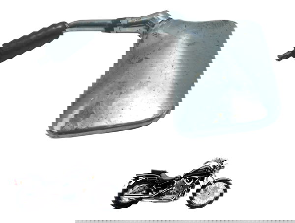 Espelho Retrovisor Esq C/ Avaria Honda Vt Shadow 600 C 95-05