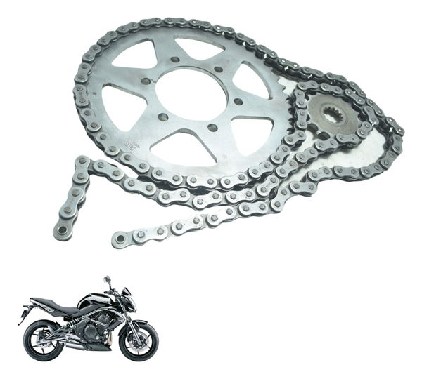 Kit Relação S/ Emenda Kawasaki Er6n 10-14