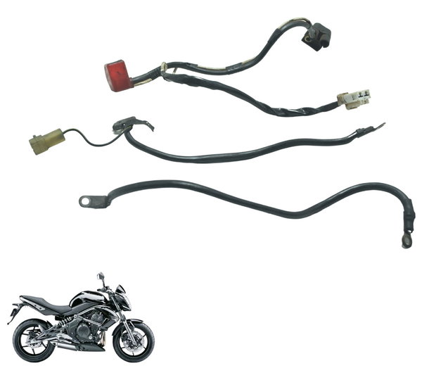 Cabo +/- Bateria Kawasaki Er6n 10-14 Original