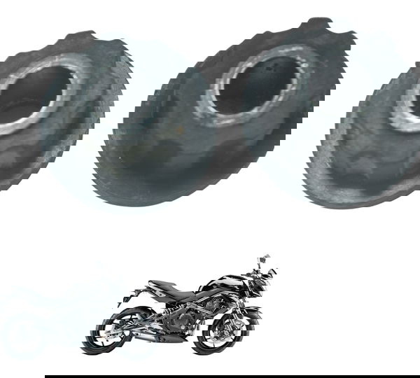 Par Borracha Acabamento Tanque Kawasaki Er6n 10-14 Original