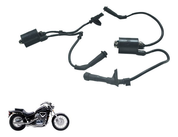 Par Bobina Ignição Honda Vt Shadow 600 C 95-05 Original