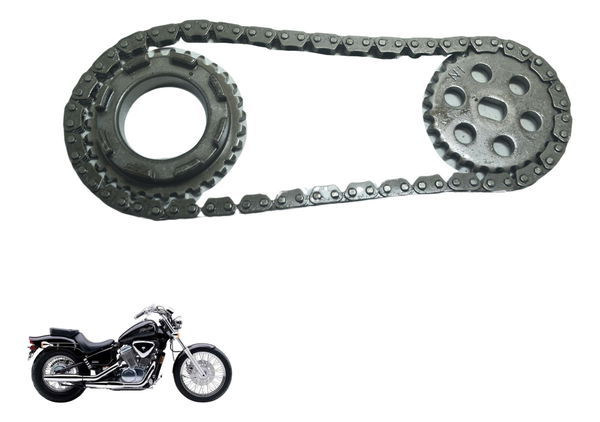 Engrenagens Corrente Bomba Óleo Honda Vt Shadow 600 C 95-05