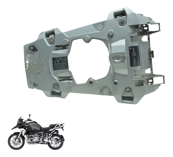 Bagageiro C/ Detalhes Bmw R1200 R 1200 13-19 Original Cinza