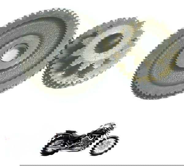 Par Engrenagem Redução Partida Honda Vt Shadow 600 C 95-05