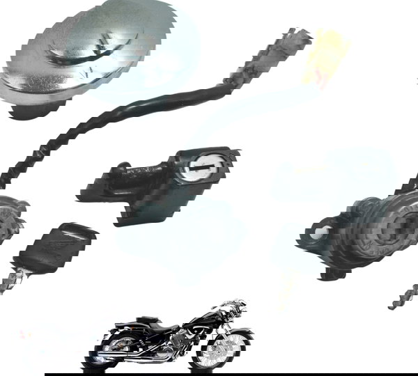 Kit Chave Ignição Honda Vt Shadow 600 C 95-05 Original