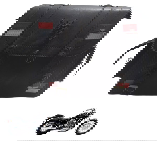 Alforge Traseiro Honda Vt Shadow 600 C 95-05 Original Preto