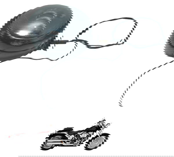 Farol Auxiliar C/ Avaria Harley Davidson Fat Boy 07-11 Orig Ambos Lados