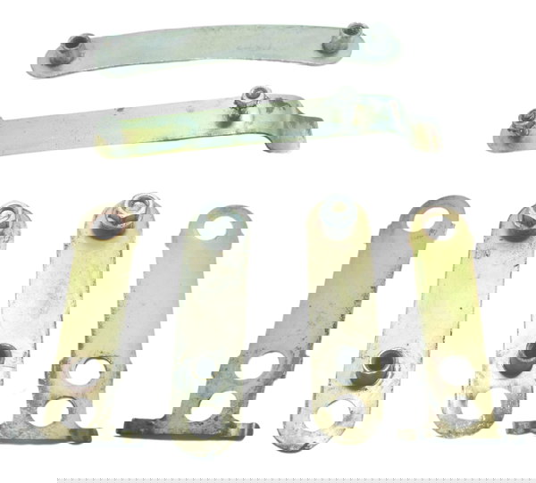 Jogo Suporte Paralama Tras Harley Davidson Fat Boy 07-11 Cinza