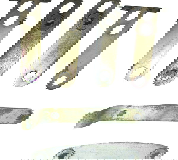 Jogo Suporte Paralama Tras Harley Davidson Fat Boy 07-11 Cinza