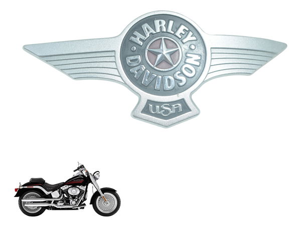 Emblema Tanque Direito Harley Davidson Fat Boy 07-11 Orig