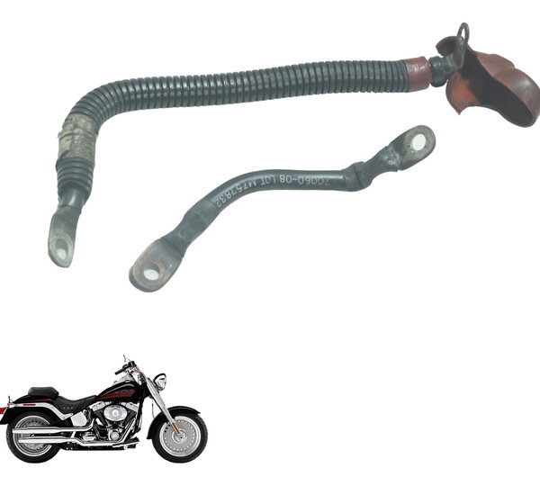 Cabo Bateria +/- Harley Davidson Fat Boy 07-11 Original