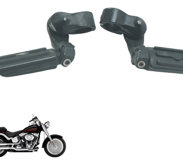 Par Pedaleira C/ Detalhes Harley Davidson Fat Boy 07-11 Orig