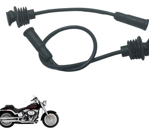 Par Cabo Bobina Ignição Harley Davidson Fat Boy 07-11 Orig