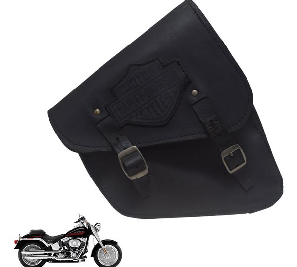 Bolsa Lateral C/ Detalhes Harley Davidson Fat Boy 07-11 Orig