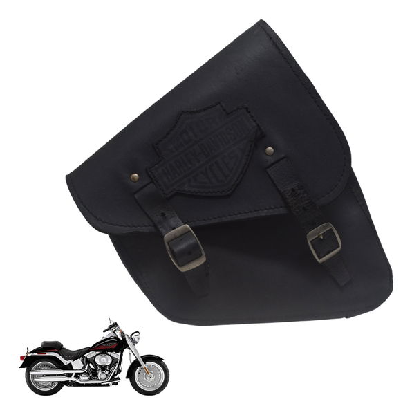 Bolsa Lateral C/ Detalhes Harley Davidson Fat Boy 07-11 Orig