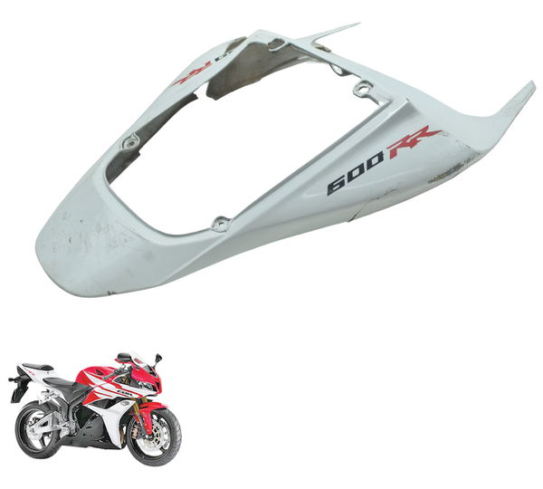 Carenagem Rabeta C/ Avaria Honda Cbr 600 Rr 07-14 Original Branco