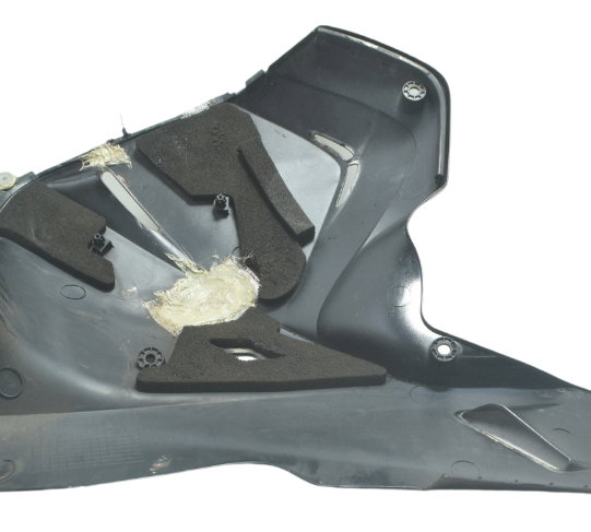 Spoiler Direito C/ Avaria Honda Cbr 600 Rr 07-14 Original Preto