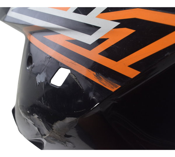 Spoiler Direito C/ Avaria Honda Cbr 600 Rr 07-14 Original Preto