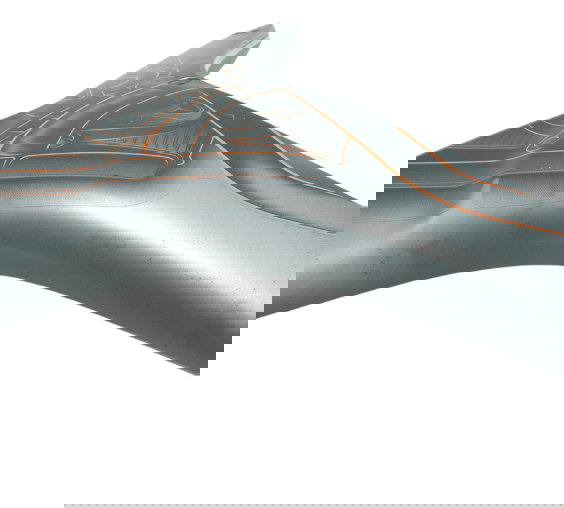 Carenagem Lateral Esquerda Honda Cbr 600 Rr 07-14 Original Branco