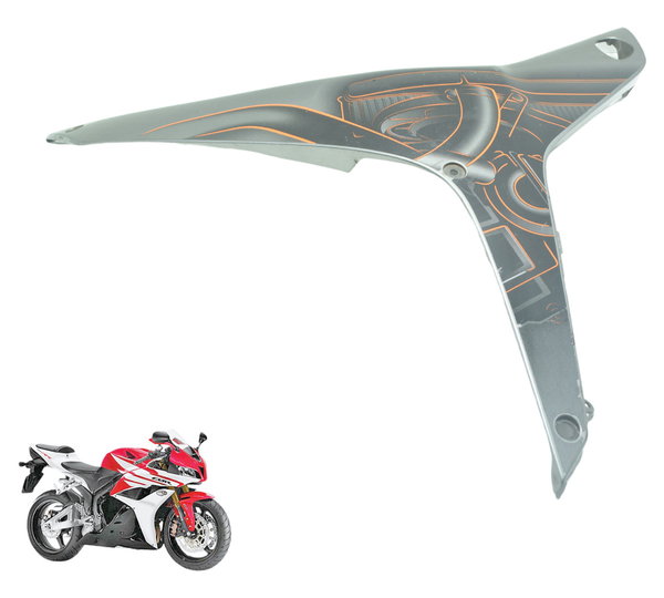 Carenagem Lateral Esquerda Honda Cbr 600 Rr 07-14 Original Branco