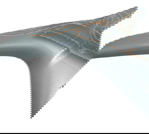 Carenagem Lateral Direito Honda Cbr 600 Rr 07-14 Original Cinza