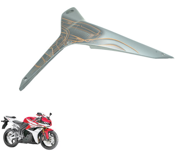 Carenagem Lateral Direito Honda Cbr 600 Rr 07-14 Original Cinza
