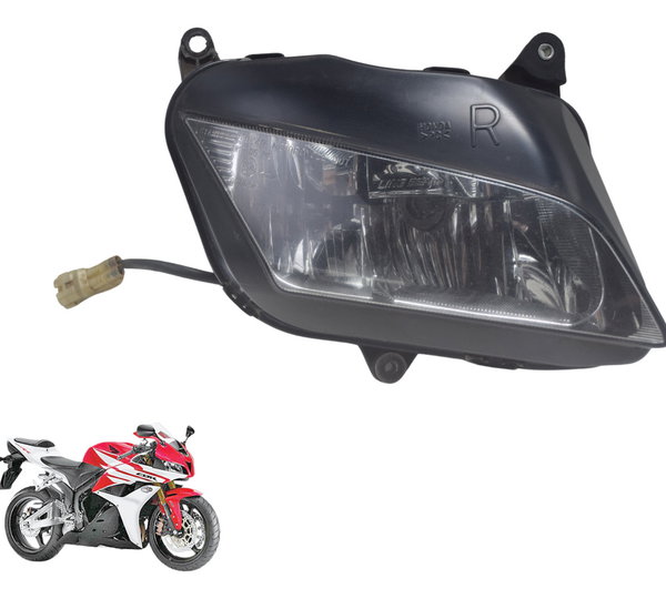 Farol Esquerdo C/ Detalhes Honda Cbr 600 Rr 07-14 Original Ambos Lados