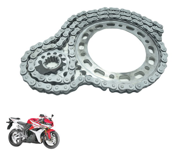 Kit Relação Honda Cbr 600 Rr 07-14 Original Prateado