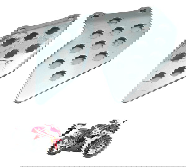 Par Protetor Calcanhar C/ Detalh Honda Cbr 600 Rr 07-14 Orig Pra