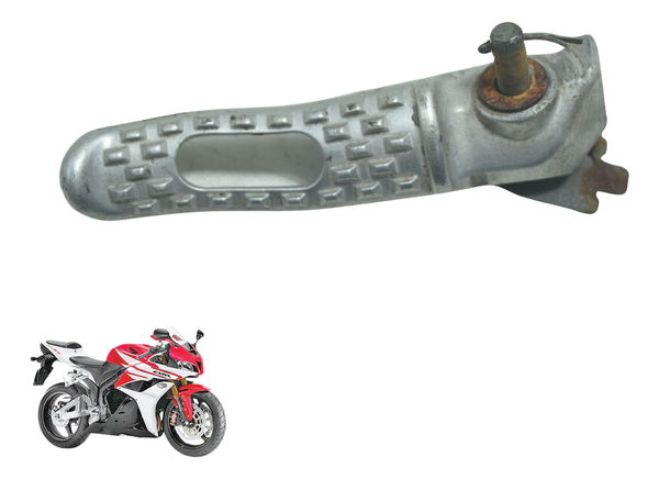 Pedaleira Traseira Esq C/ Avaria Honda Cbr 600 Rr 07-14 Orig