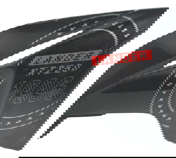 Carenagem Lateral Dir Detal Yamaha Xtz Lander 250 19-22 Orig Preto