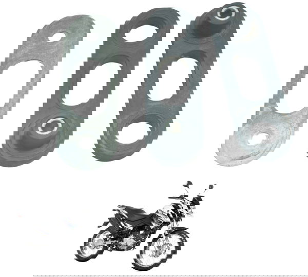 Par Borracha Tanque Yamaha Xtz Crosser 15-23 Original