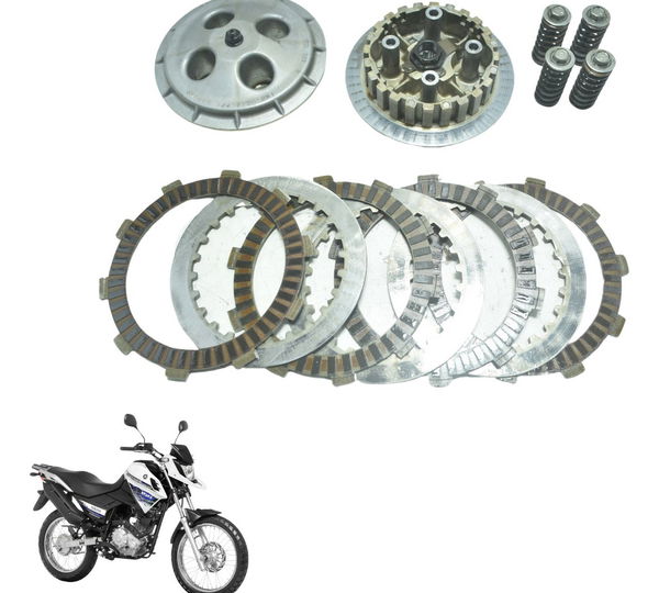 Cubo E Platô Embreagem Yamaha Xtz Crosser 15-23 Original