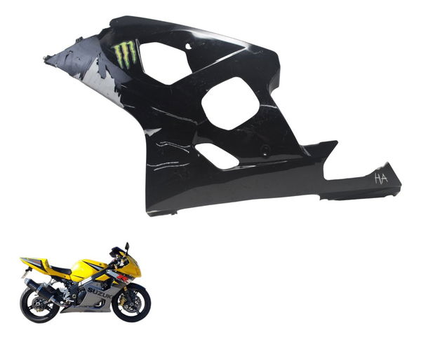 Carenagem Lat Esq C/avaria Suzuki Gsx-r Srad 1000 02-05 Orig