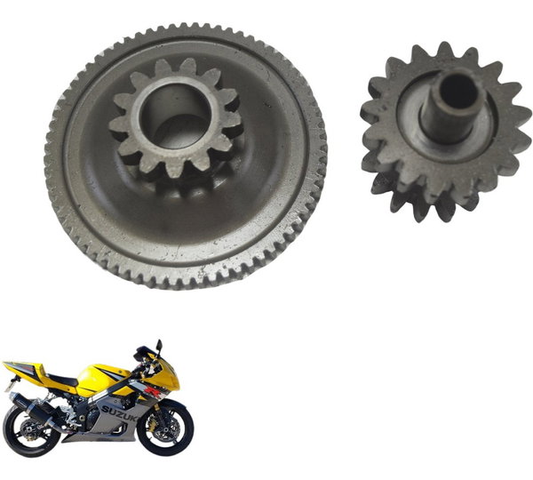 Par Engrenagem Redução Partida Suzuki Gsx-r Srad 1000 02-05