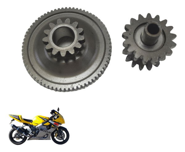 Par Engrenagem Redução Partida Suzuki Gsx-r Srad 1000 02-05