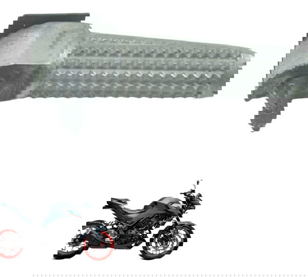 Pedaleira Traseira Esquerda Yamaha Mt 03 20-24 Original