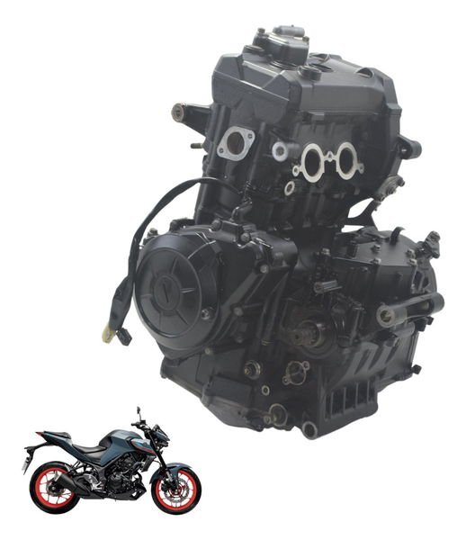 Motor Completo Nfe Baixa Base Troca Yamaha Mt 03 20-24 Orig